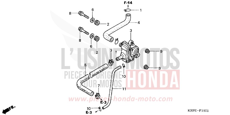 AIR SUCTION VALVE for SCV LEAD FORCE SILVER METALLIC (NH411) from 2005